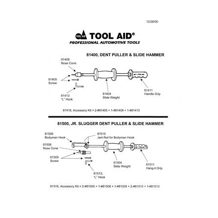 S&G Tool Aid LHOOK SG81513